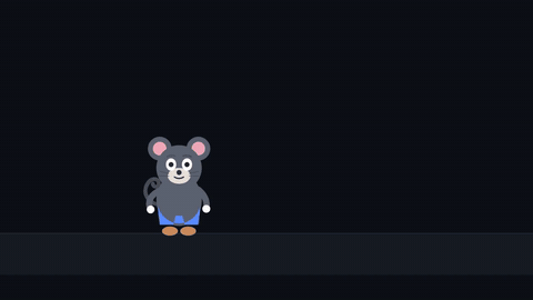 Pip the mouse, talking