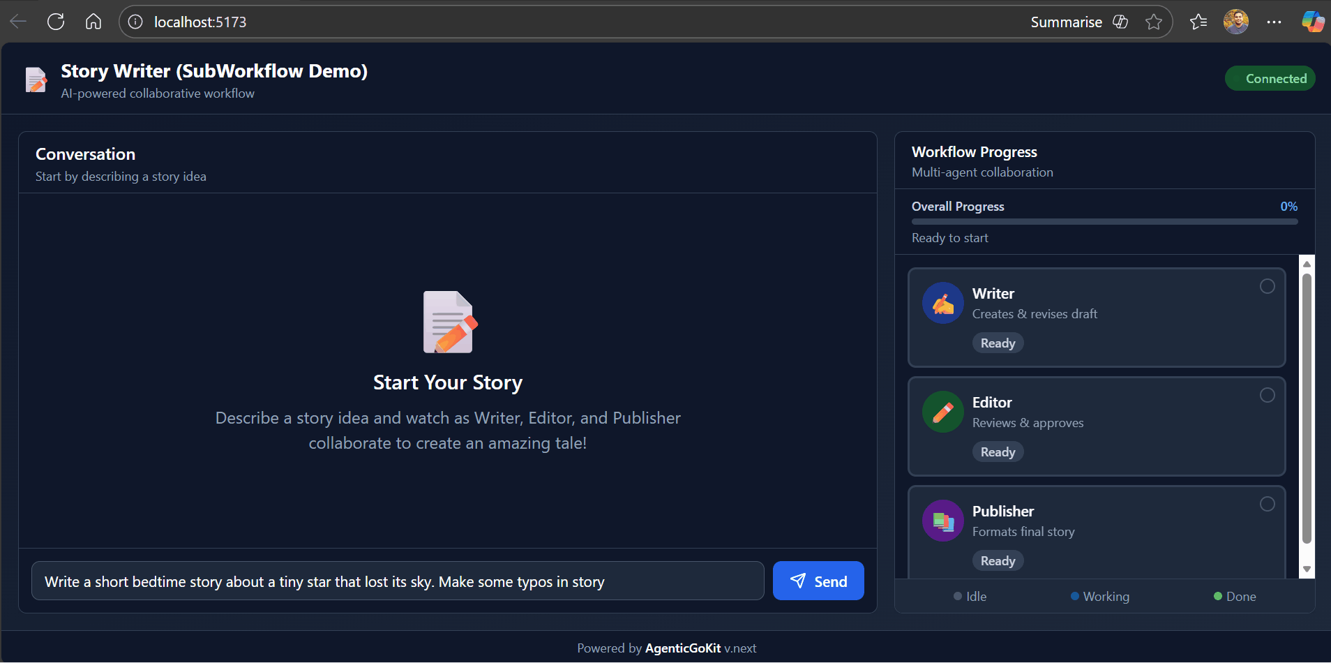 Story Writer Demo